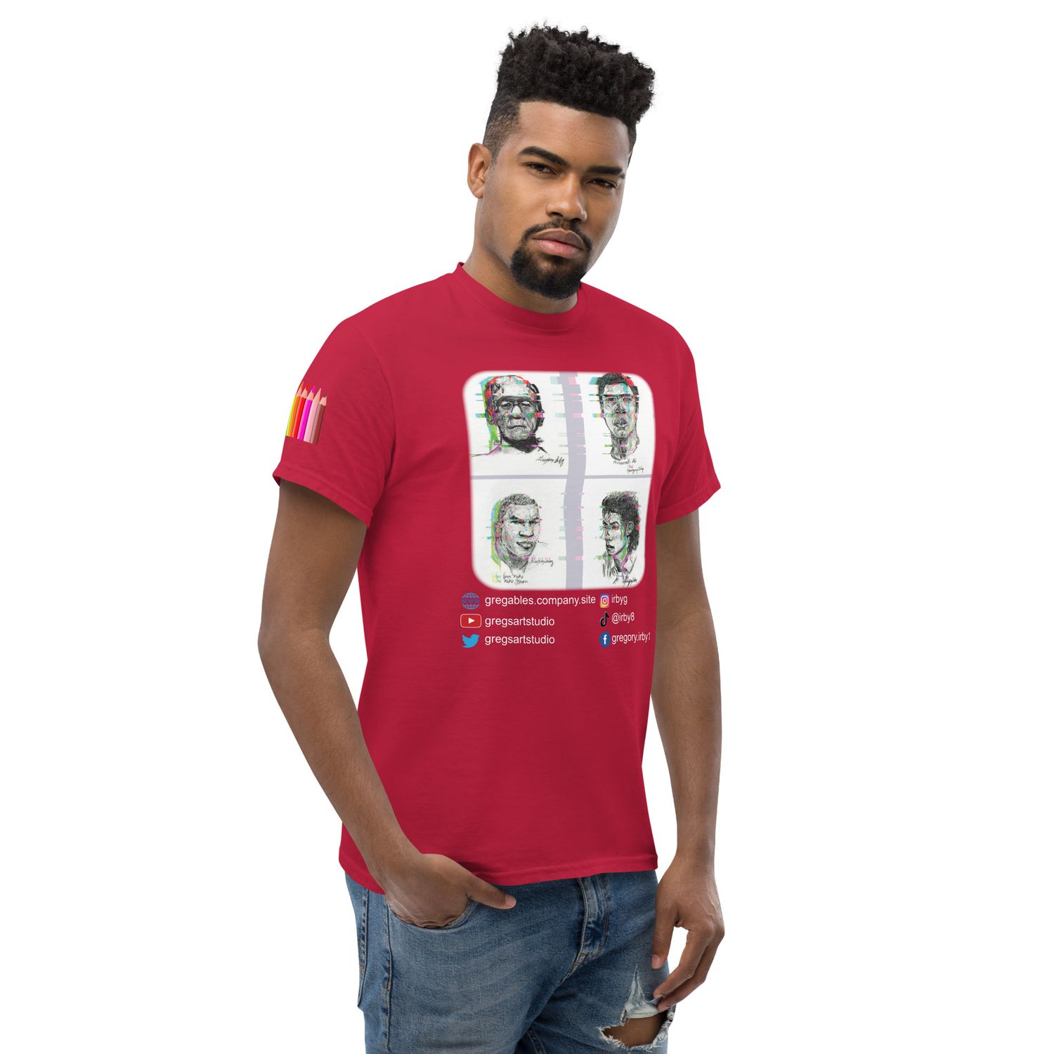 Famous Hollywood Monsters Tee-Shirts