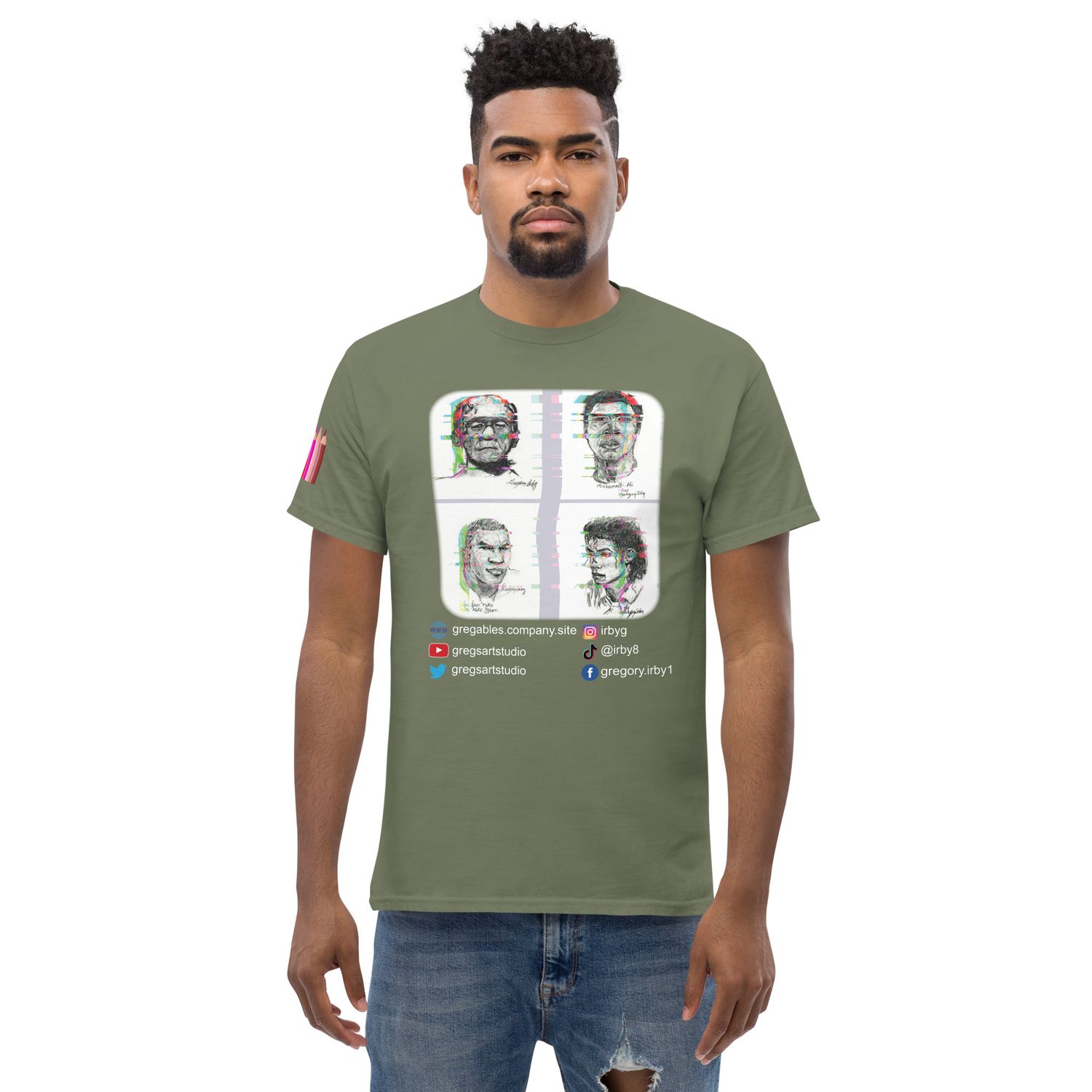 Famous Hollywood Monsters Tee-Shirts