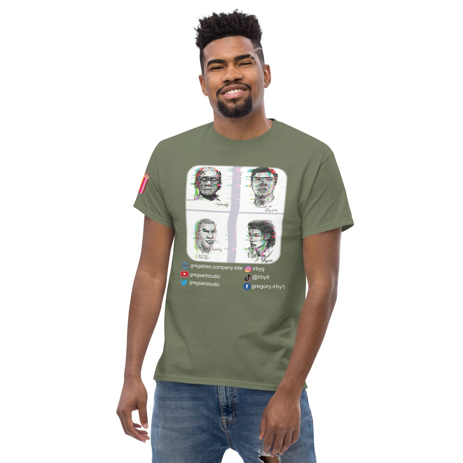 Famous Hollywood Monsters Tee-Shirts
