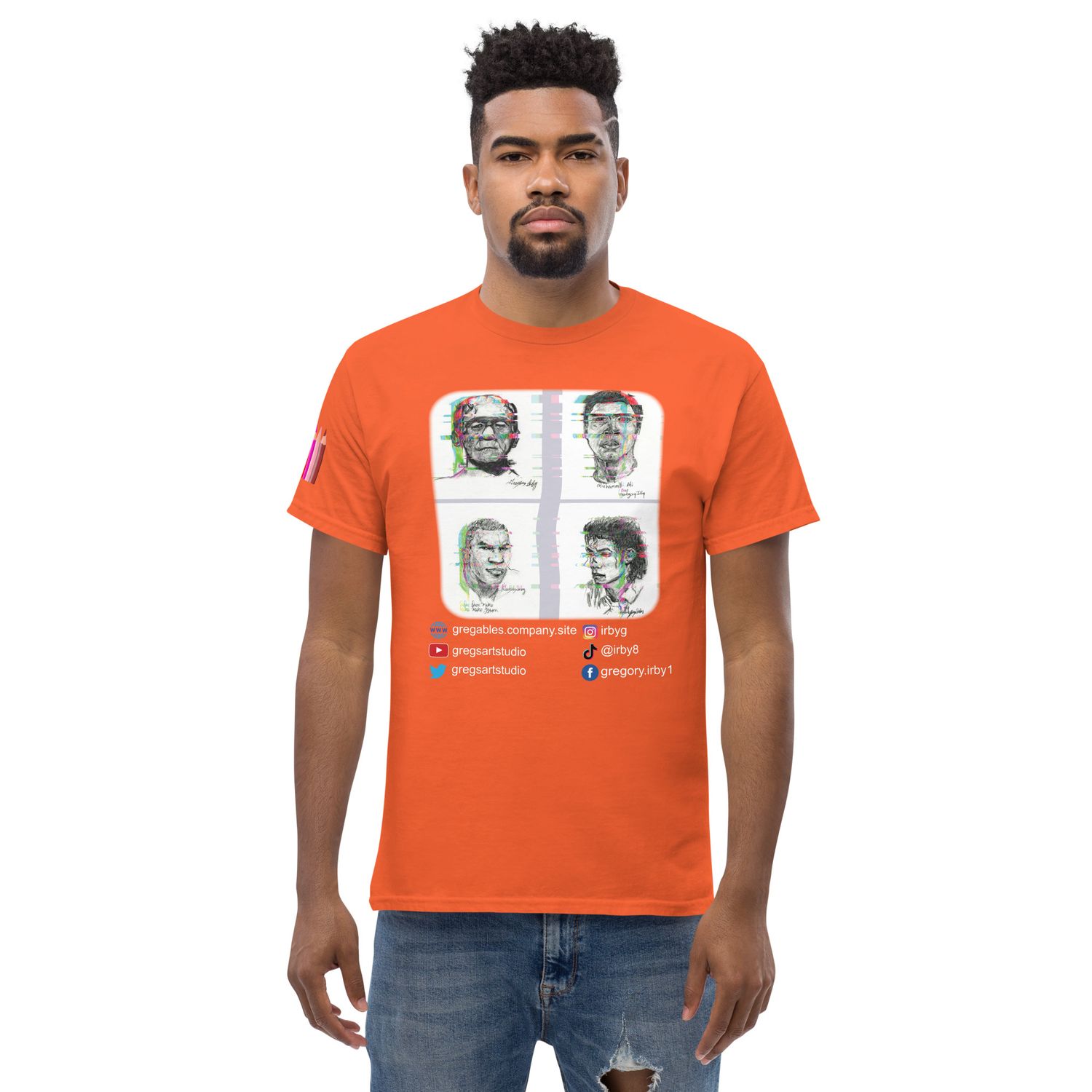 Famous Hollywood Monsters Tee-Shirts