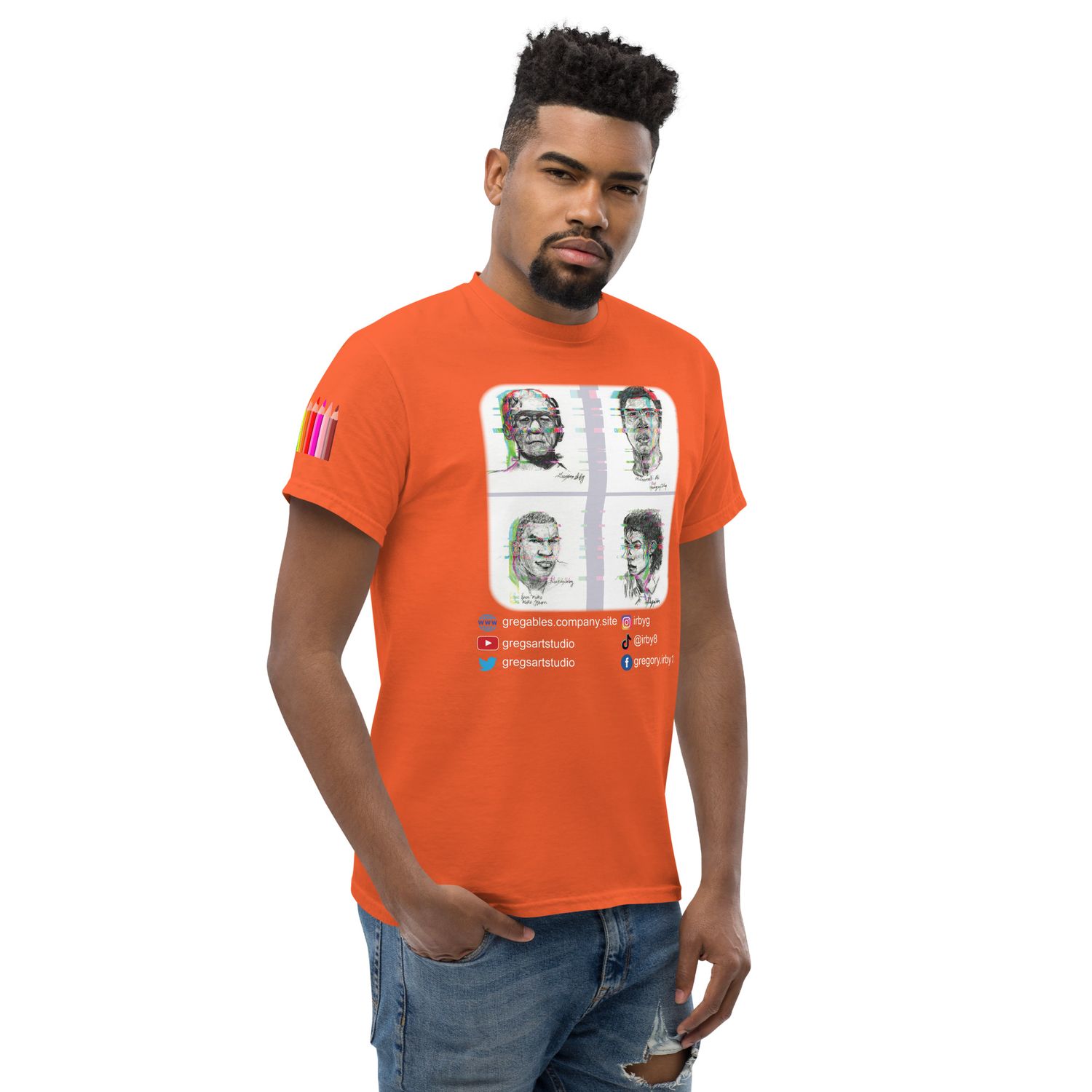 Famous Hollywood Monsters Tee-Shirts