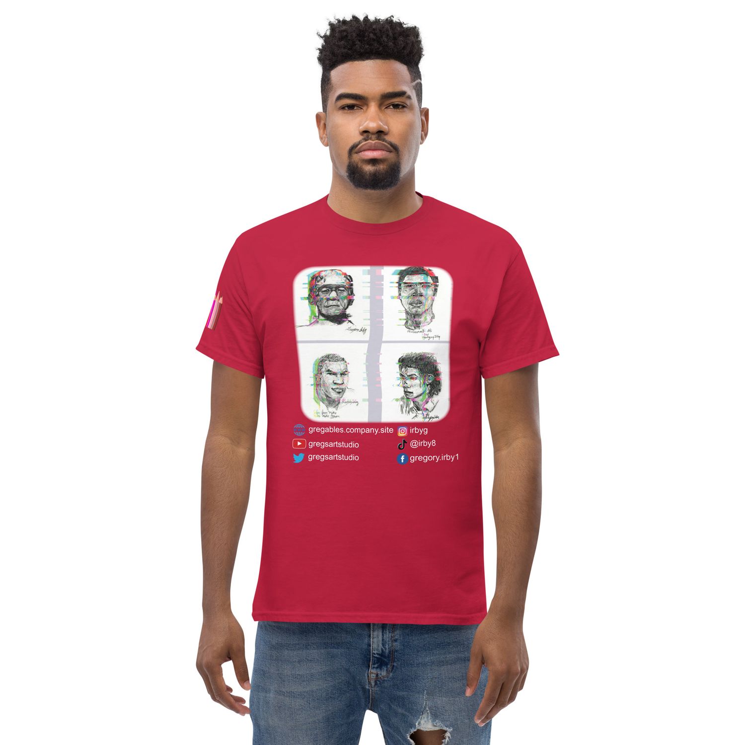 Famous Hollywood Monsters Tee-Shirts