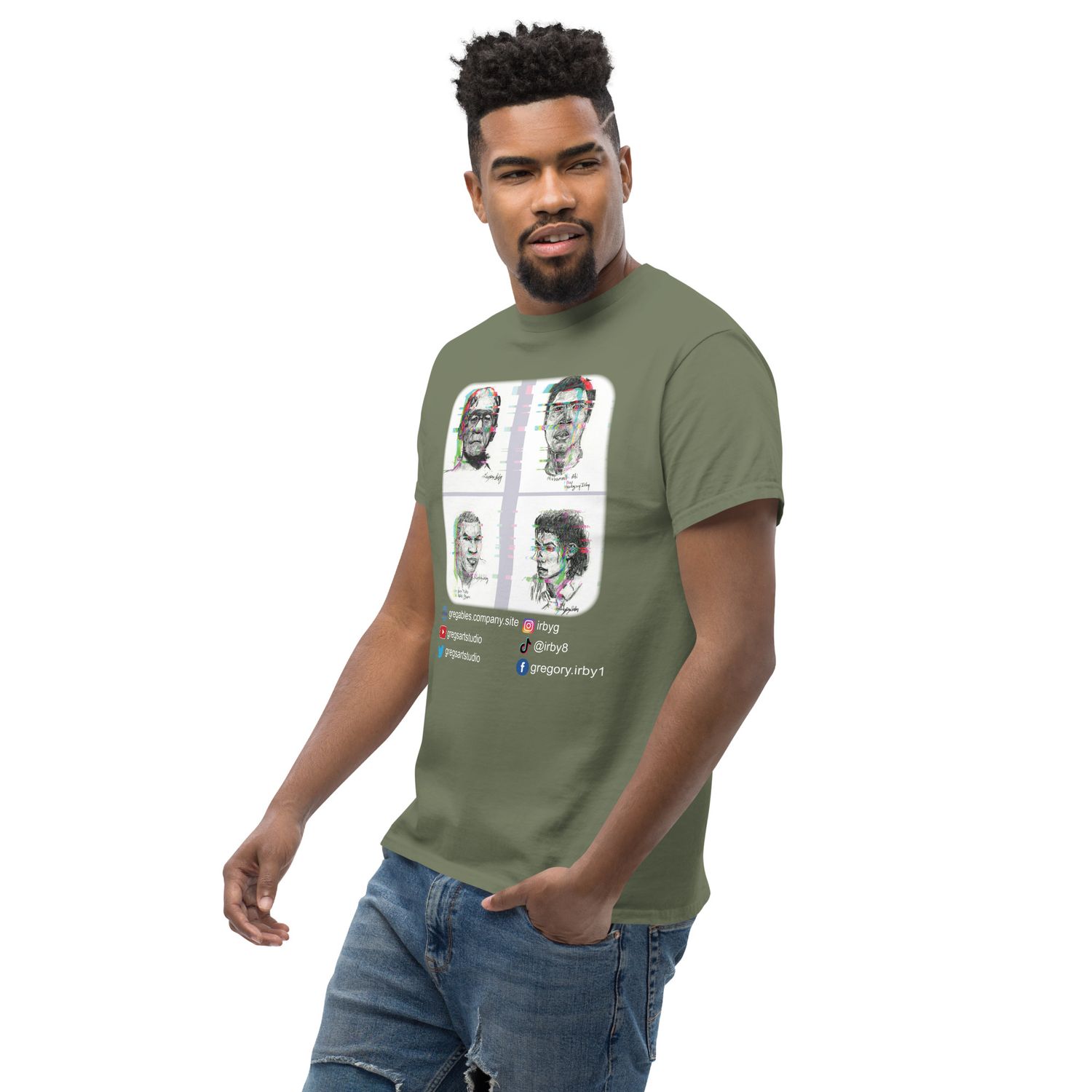 Famous Hollywood Monsters Tee-Shirts