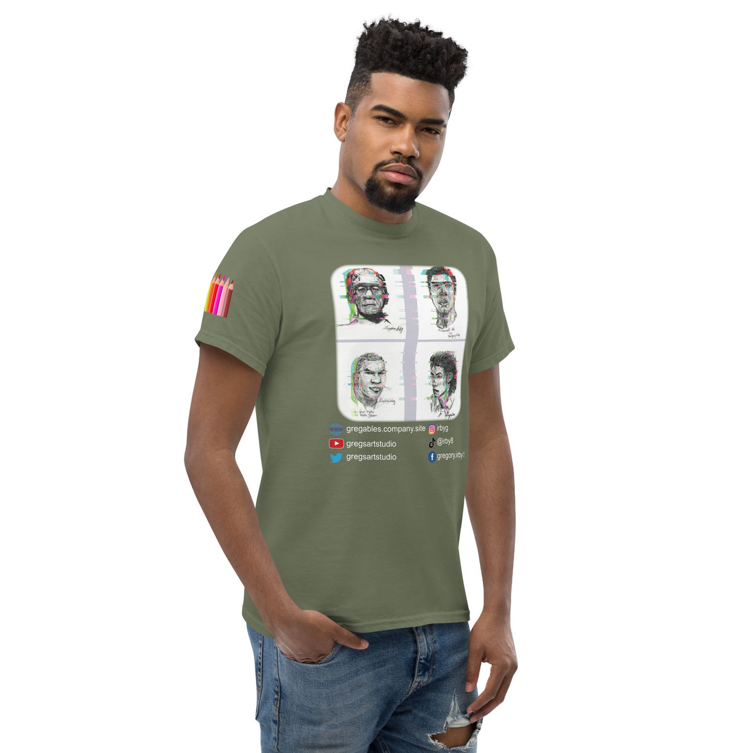 Famous Hollywood Monsters Tee-Shirts