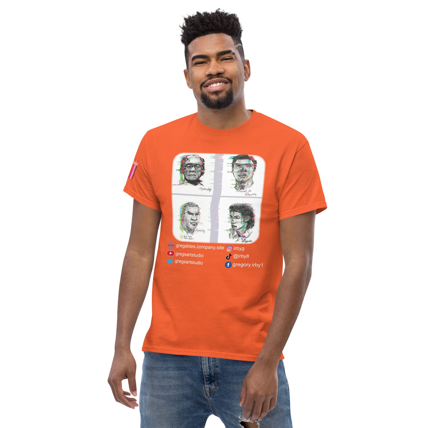 Famous Hollywood Monsters Tee-Shirts