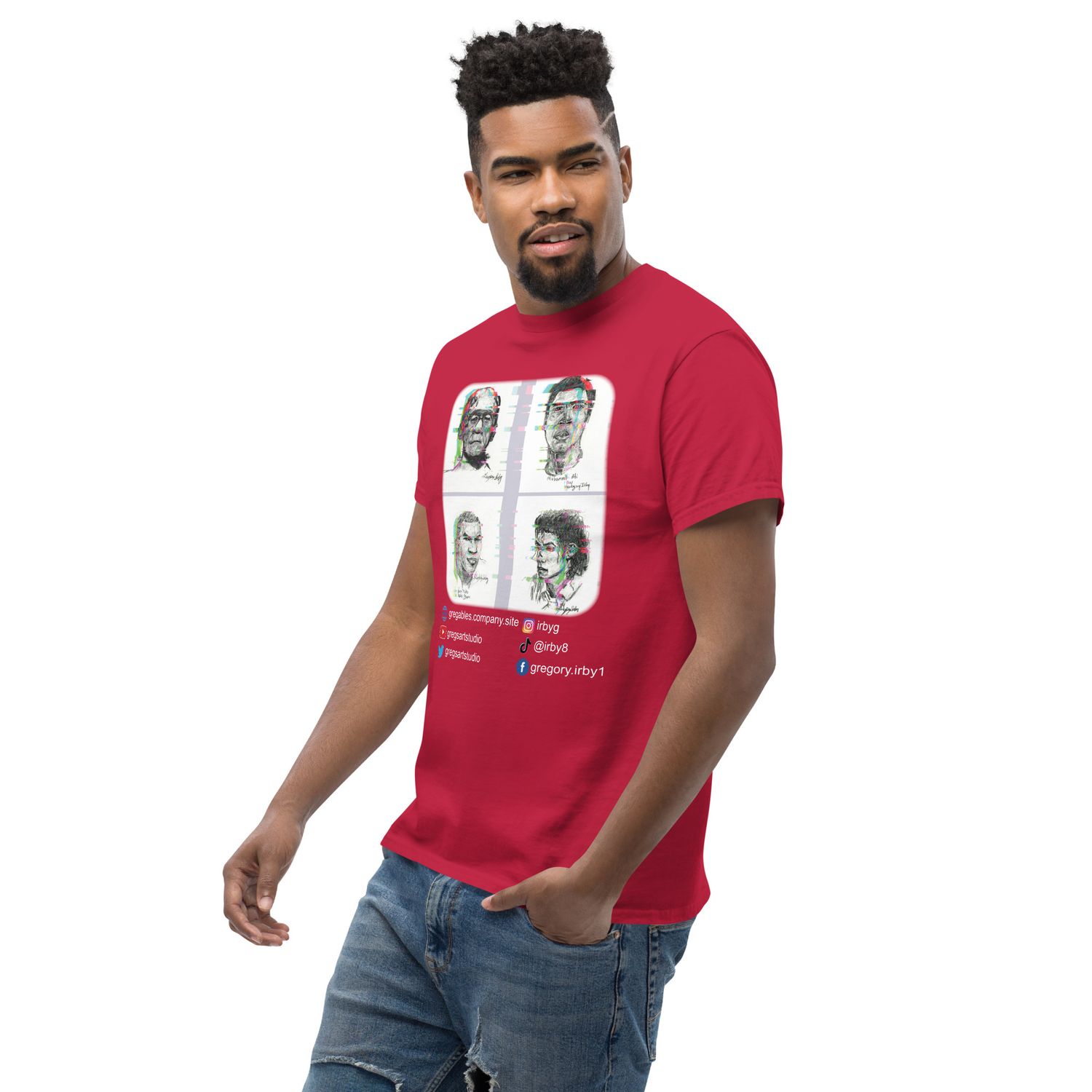 Famous Hollywood Monsters Tee-Shirts