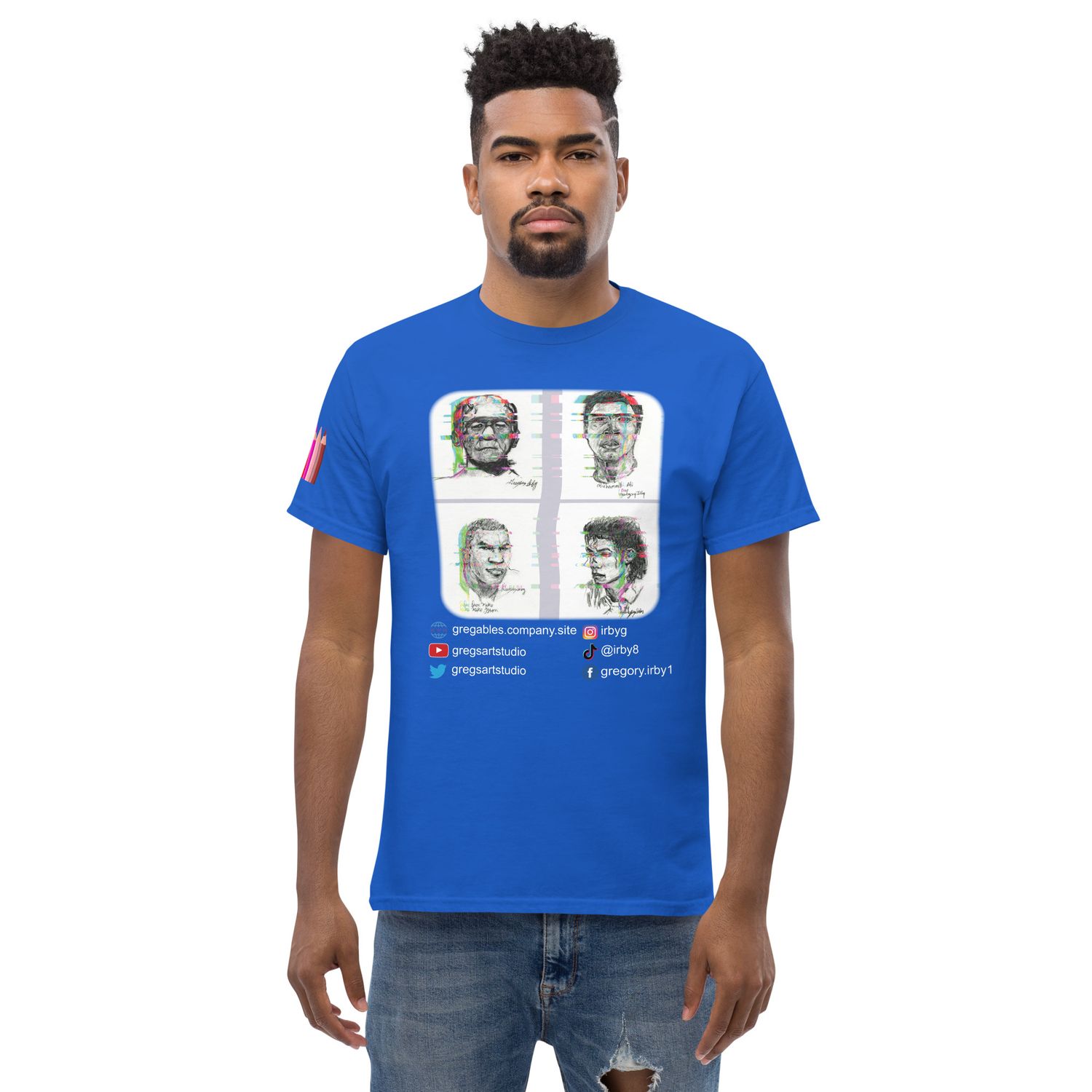 Famous Hollywood Monsters Tee-Shirts