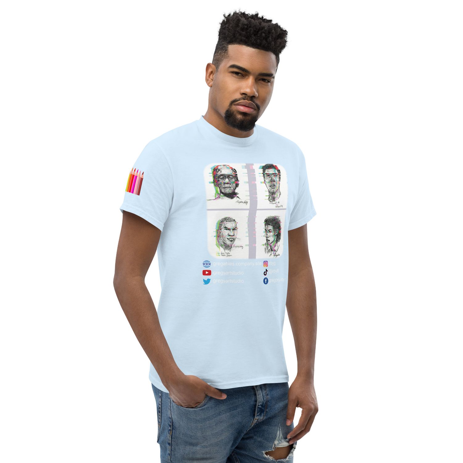 Famous Hollywood Monsters Tee-Shirts