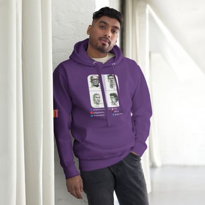 Famous Hollywood Monsters Hoodie