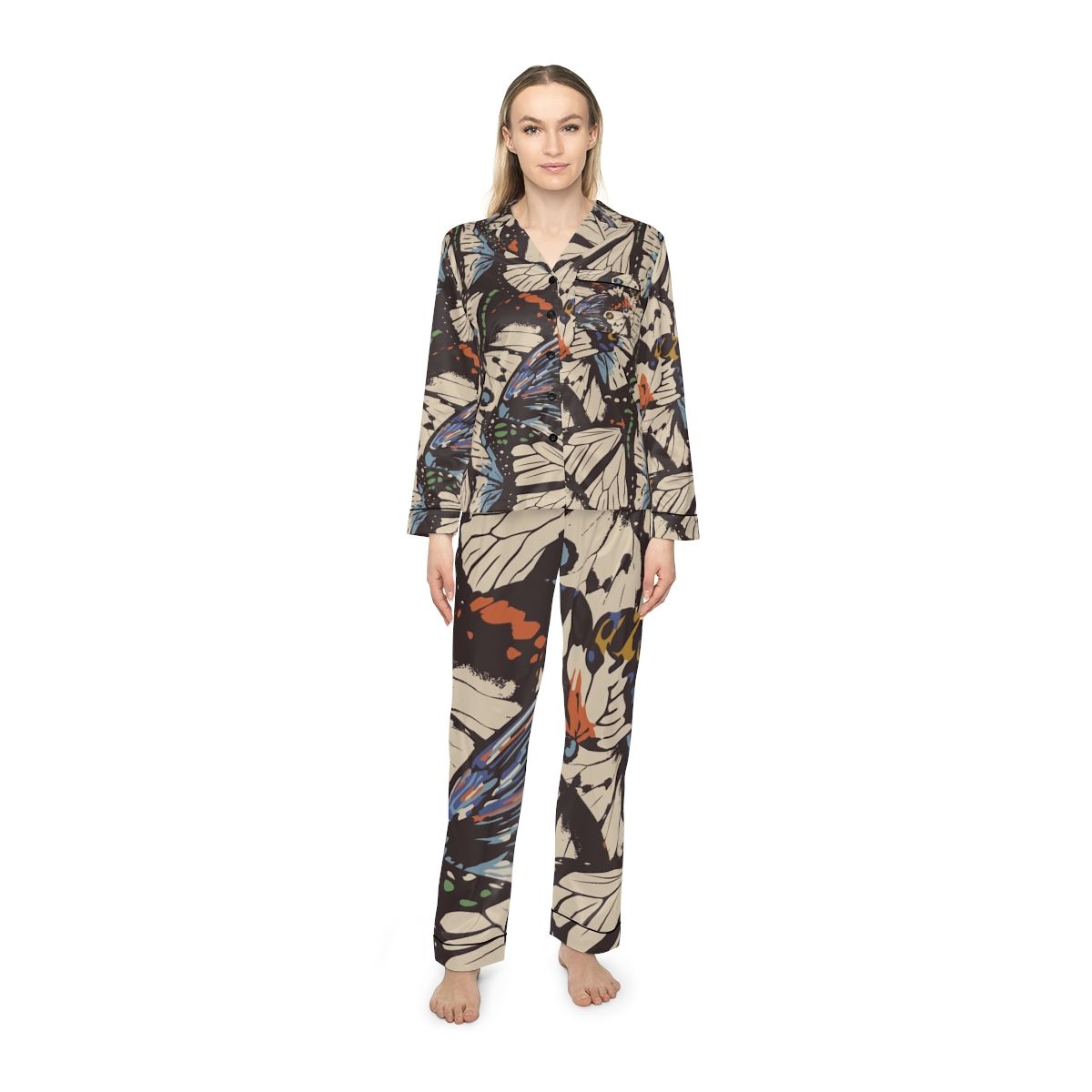 Satin Pajamas - Butterfly Unity Design