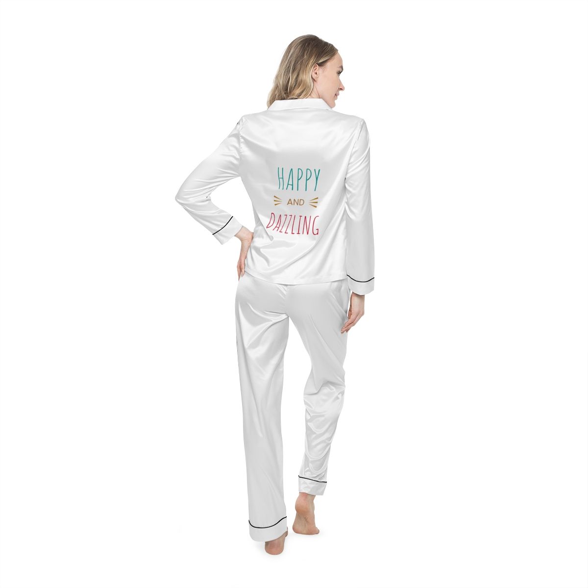 Women&#39;s Satin Pajamas (AOP)