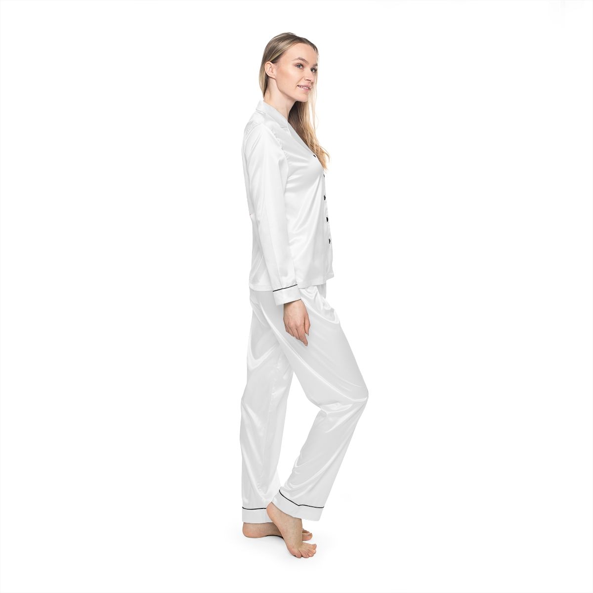 Women&#39;s Satin Pajamas (AOP)