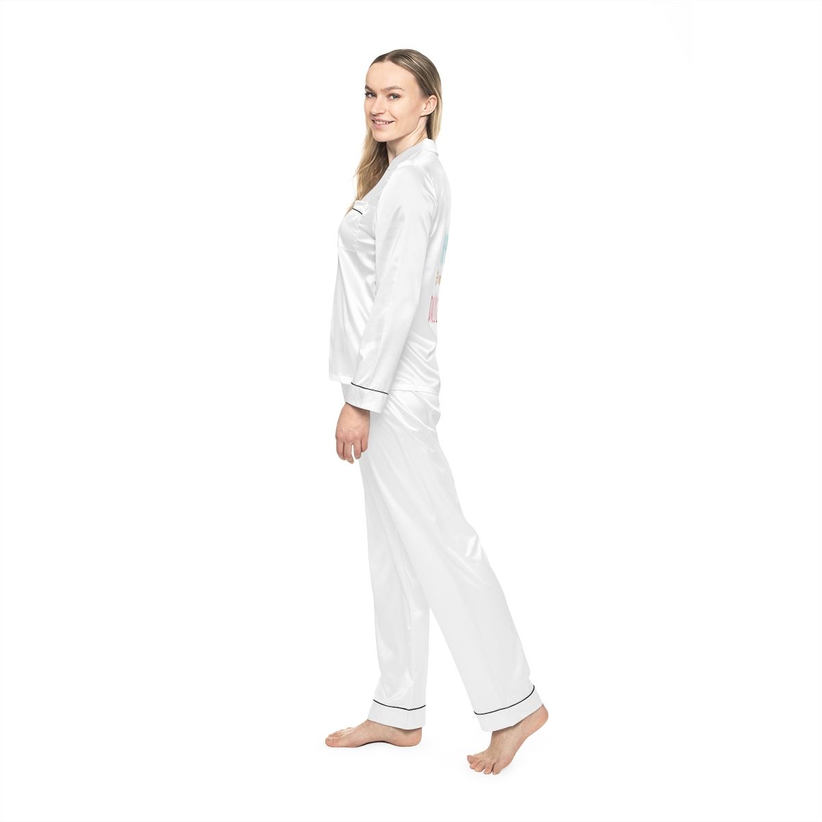 Women&#39;s Satin Pajamas (AOP)