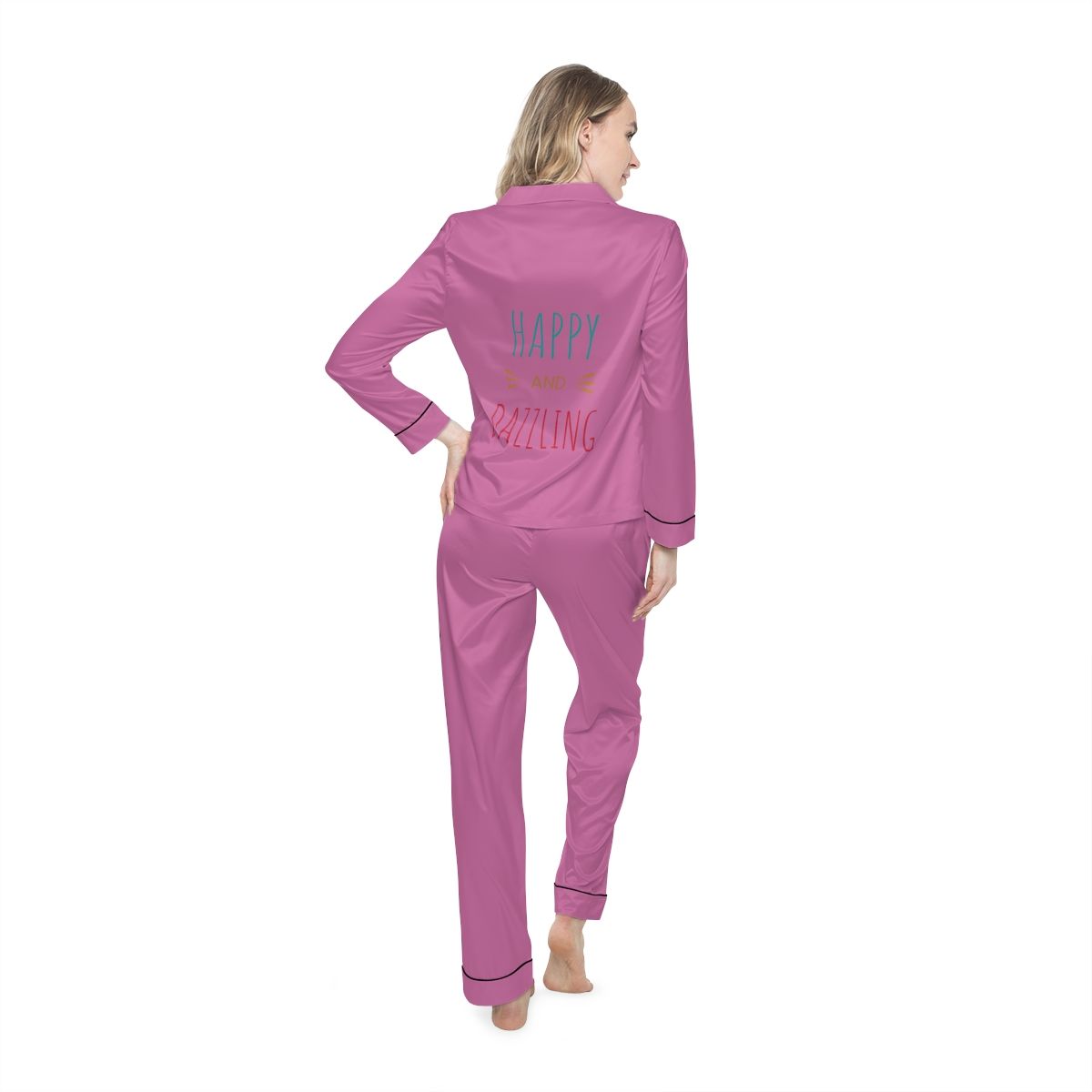 Women&#39;s Satin Pajamas (AOP)