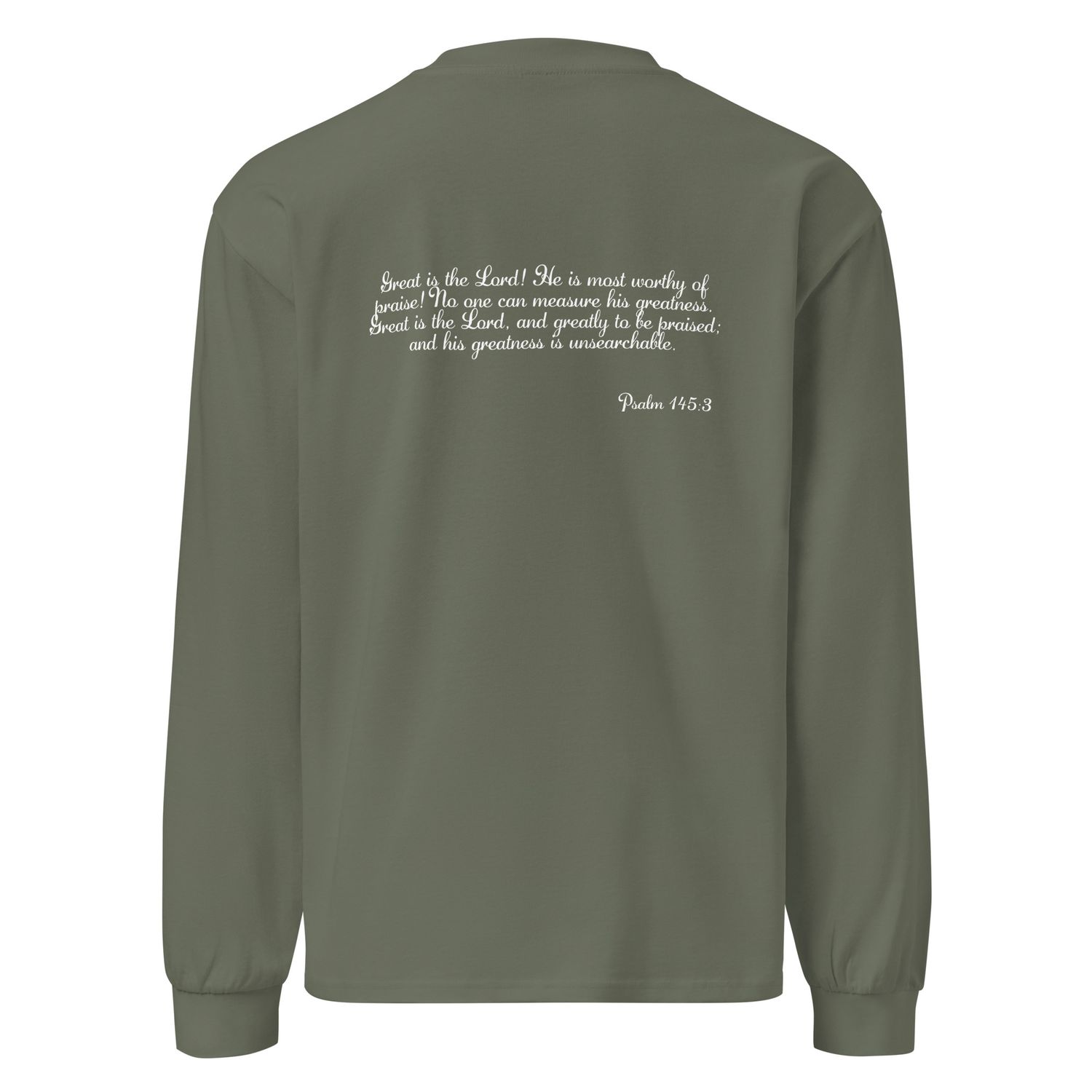 Premium heavyweight long sleeve shirt &quot;Praise Shirt&quot;