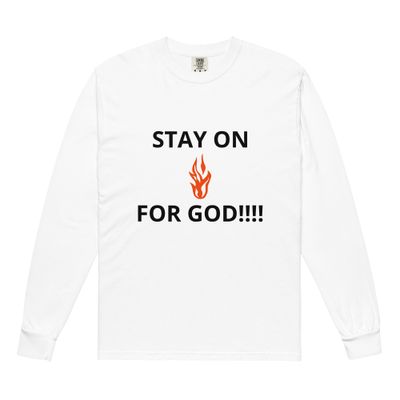 Garment-dyed heavyweight long-sleeve shirt &quot;Passionate Shirt&quot;