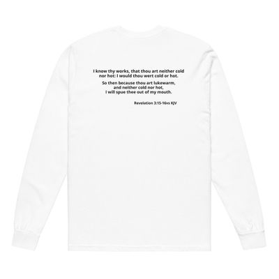 Garment-dyed heavyweight long-sleeve shirt "Passionate Shirt"