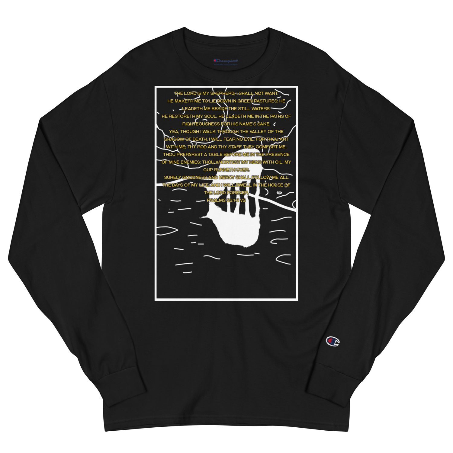 23:1-6 of Psalms Shirt (front)