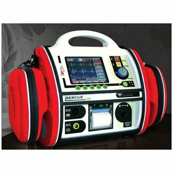 Monitor Desfibrilador de 12 canales con marcapasos - Rescue Life 7