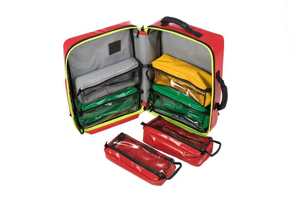 BOTIQUÍN MOCHILA CON BOLSILLO FRONTAL