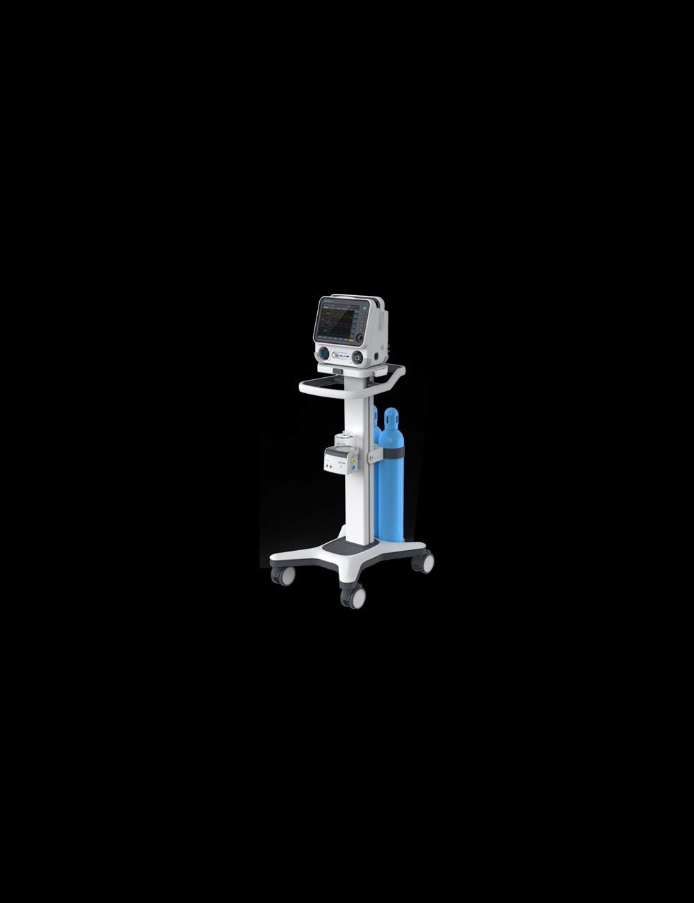 Respirador - Ventilador para UCI T6 con carro incluido