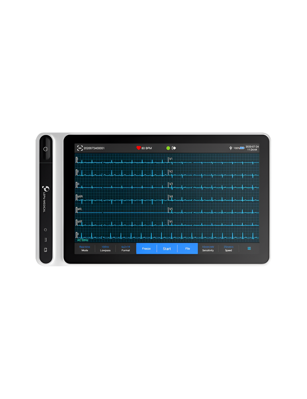 Electrocardiógrafo con interpretación -ECG Tablet 12can NeoECG S120 Electrocardiógrafo ECG Tablet 12can NeoECG S120 rafo con interpretación -