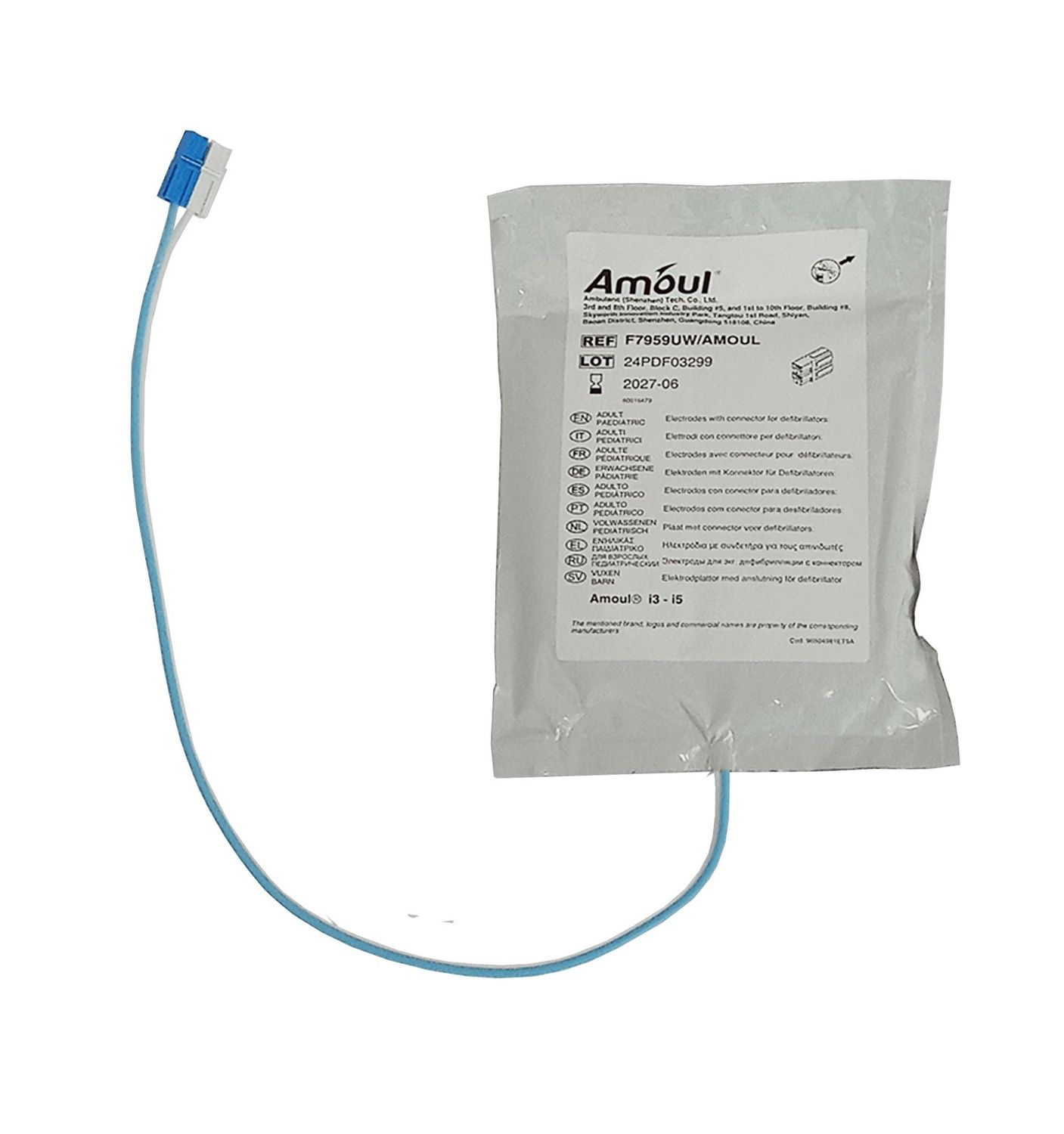 Electródos para adulto y pediátrico Amoul i5/ i5 Electródos para adulto y pediátrico Amoul i5/ i5