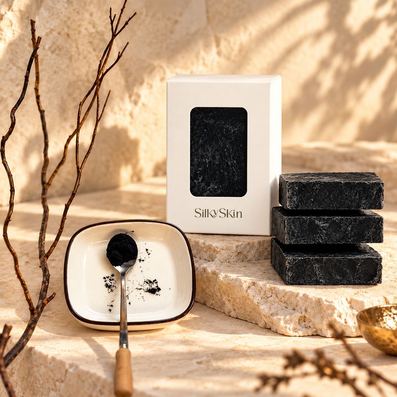 Activated charcoal soap
