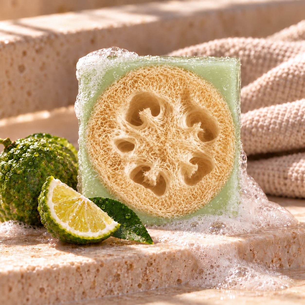 Bergamot Loofah Soap