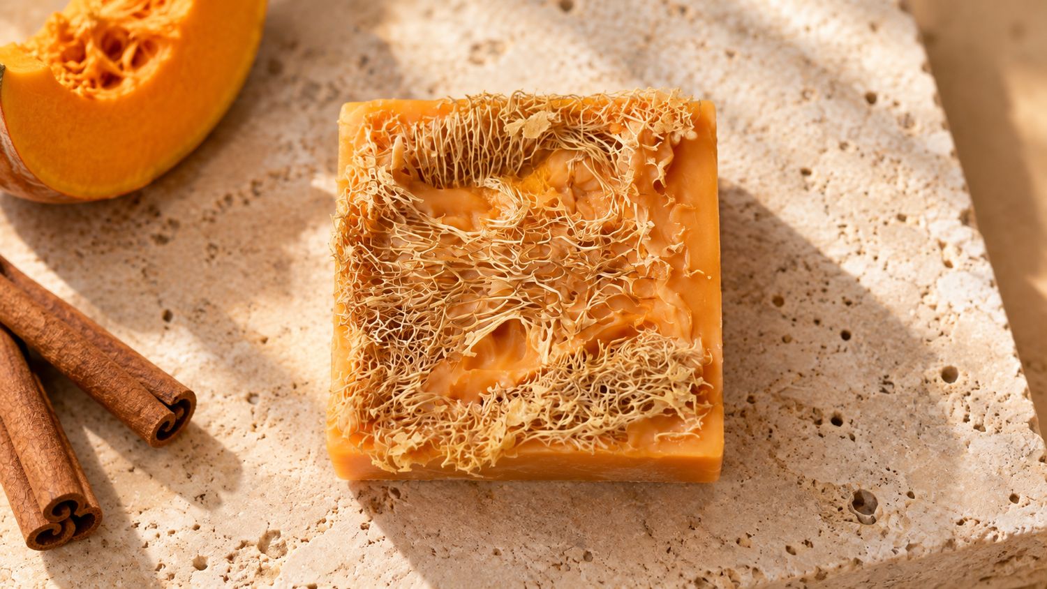 Sweet Pumpkin Loofah Soap
