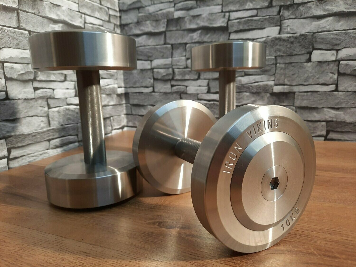 Pro Stainless Steel Dumbbell's (PAIR)