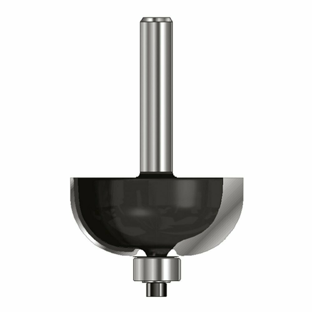 HM-Halbhohlkehloberfräser Ø22,2mm R6,3mm Schaft 8mm