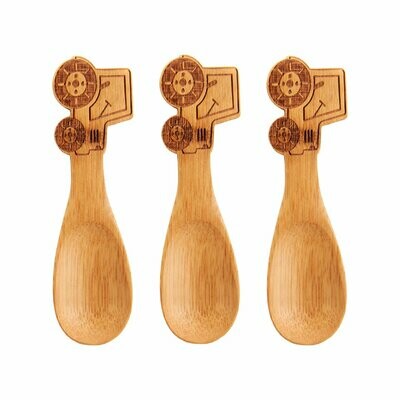 Tractor Bamboo Spoons - Set of 3