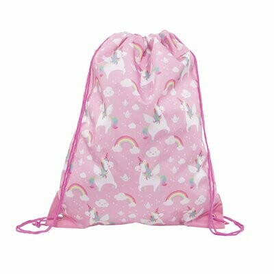 Rainbow Unicorn Drawstring Bag Sass & Belle