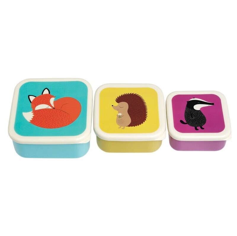 Set of 3 Rusty the Fox Snack Boxes - Rex London