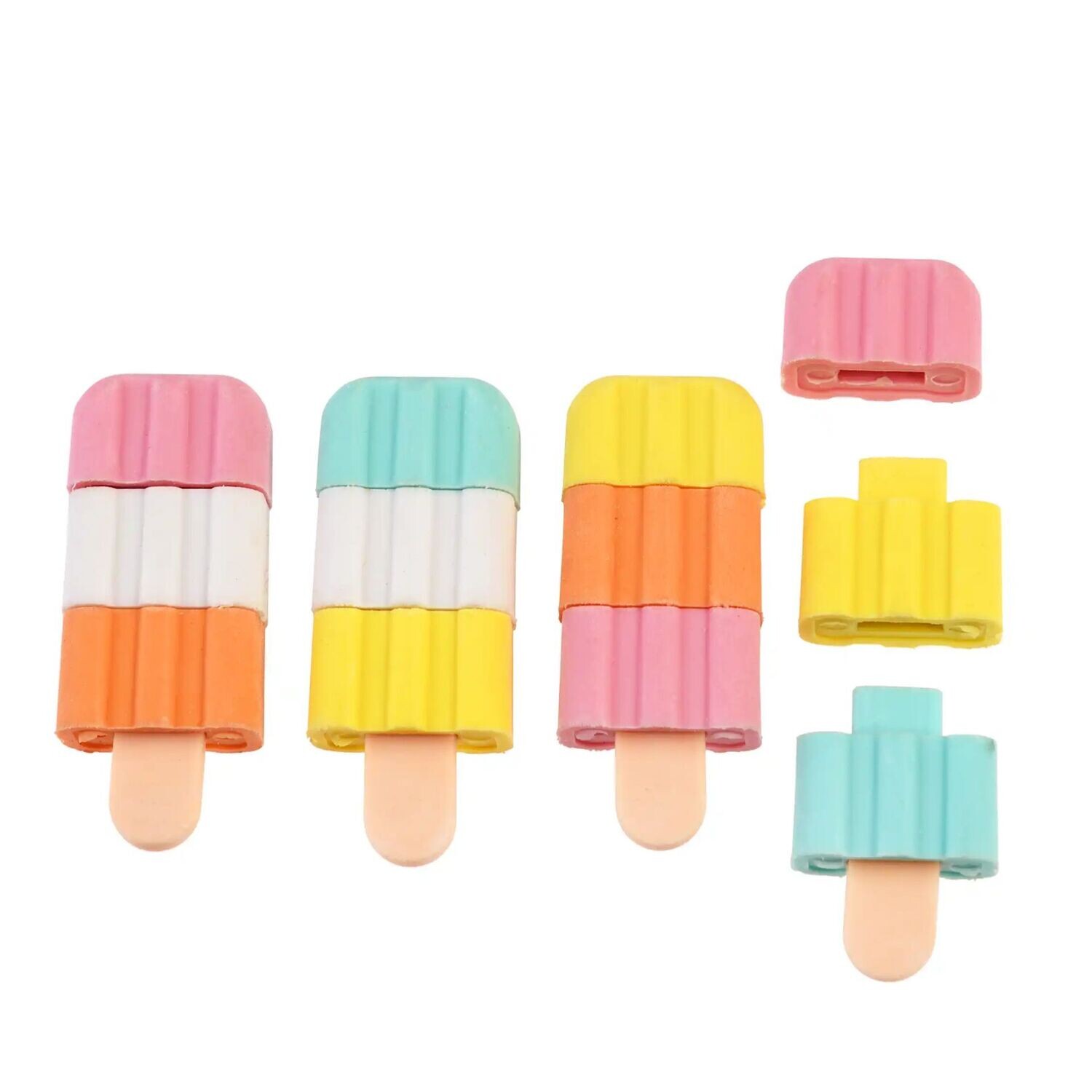 Ice Lolly Erasures ( Set of 4 )