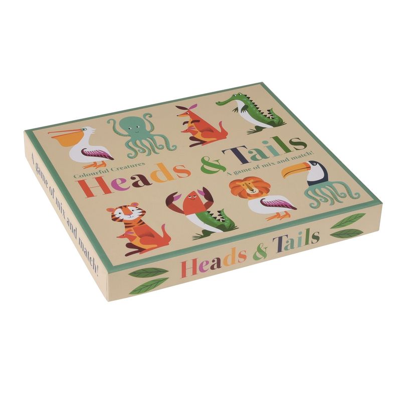 Heads and Tails Game - Colourful Creatures by Rex London.