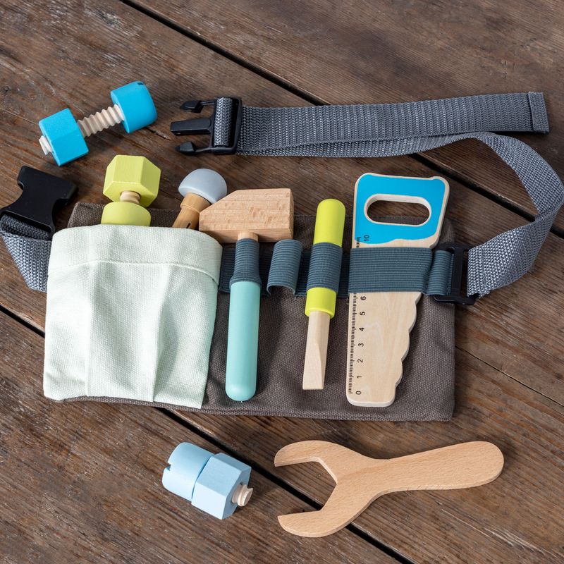 Wooden Tools and Tool Belt Playset by Rex London.