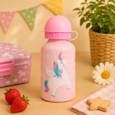 Rainbow Unicorn Water Bottle Sass & Belle