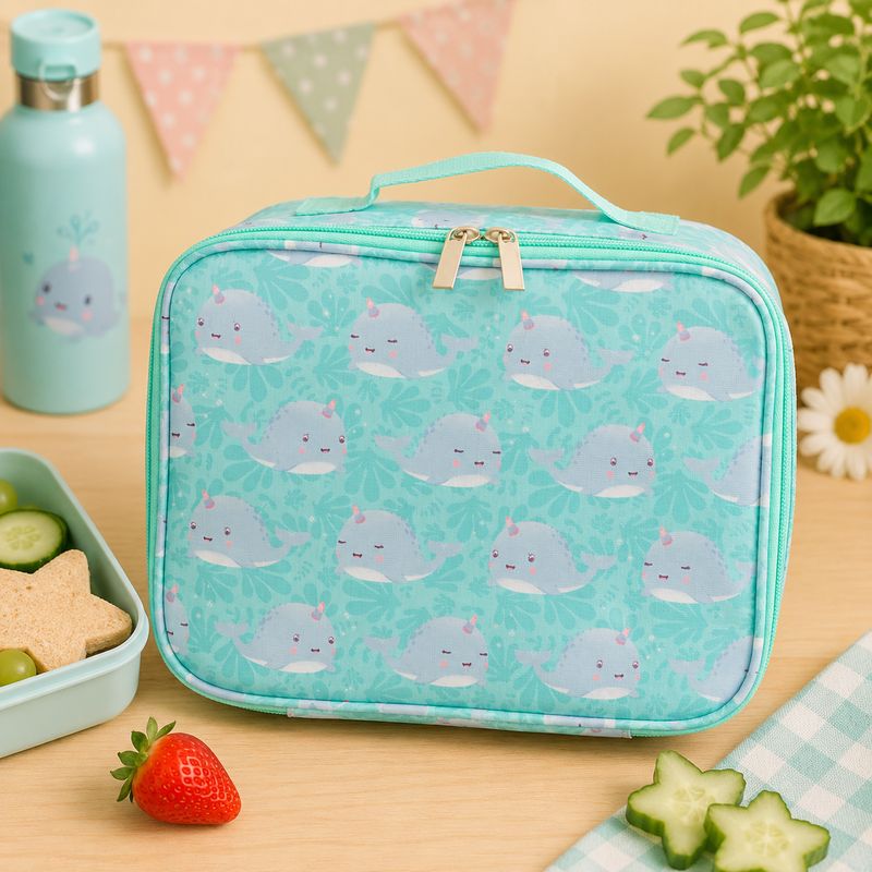 Alma Narwhal Lunch Bag Sass & Belle