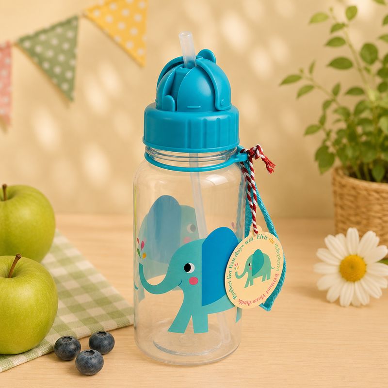 Elvis the Elephant Water Bottle - Rex London
