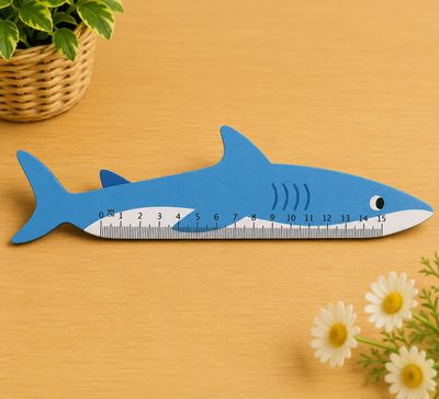 Shark Wooden Ruler Shark Wooden Ruler