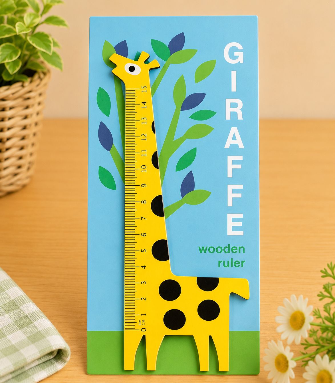 Giraffe Wooden Ruler