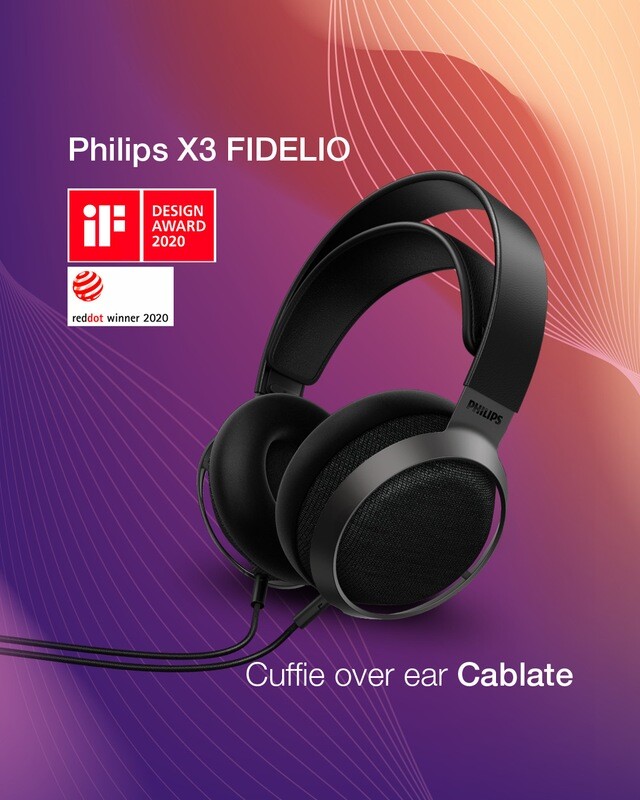 PHILIPS CUFFIE OVER EAR X3 FIDELIO