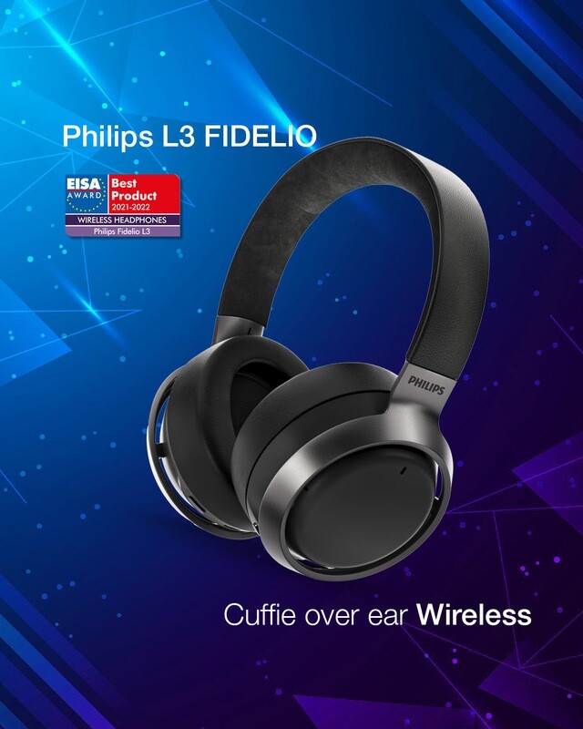 PHILIPS CUFFIE OVER EAR WIRELESS L3 FIDELIO PHILIPS CUFFIE OVER EAR WIRELESS L3 FIDELIO