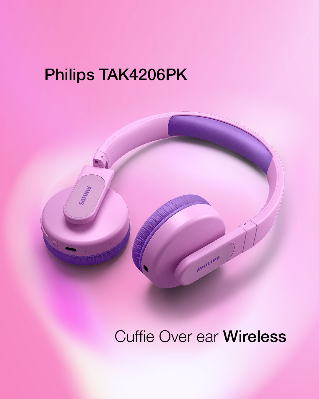 PHILIPS CUFFIE WIRELESS OVER EAR TAK4206PK | Seeovershop • L'ultimo modello  al miglior prezzo!