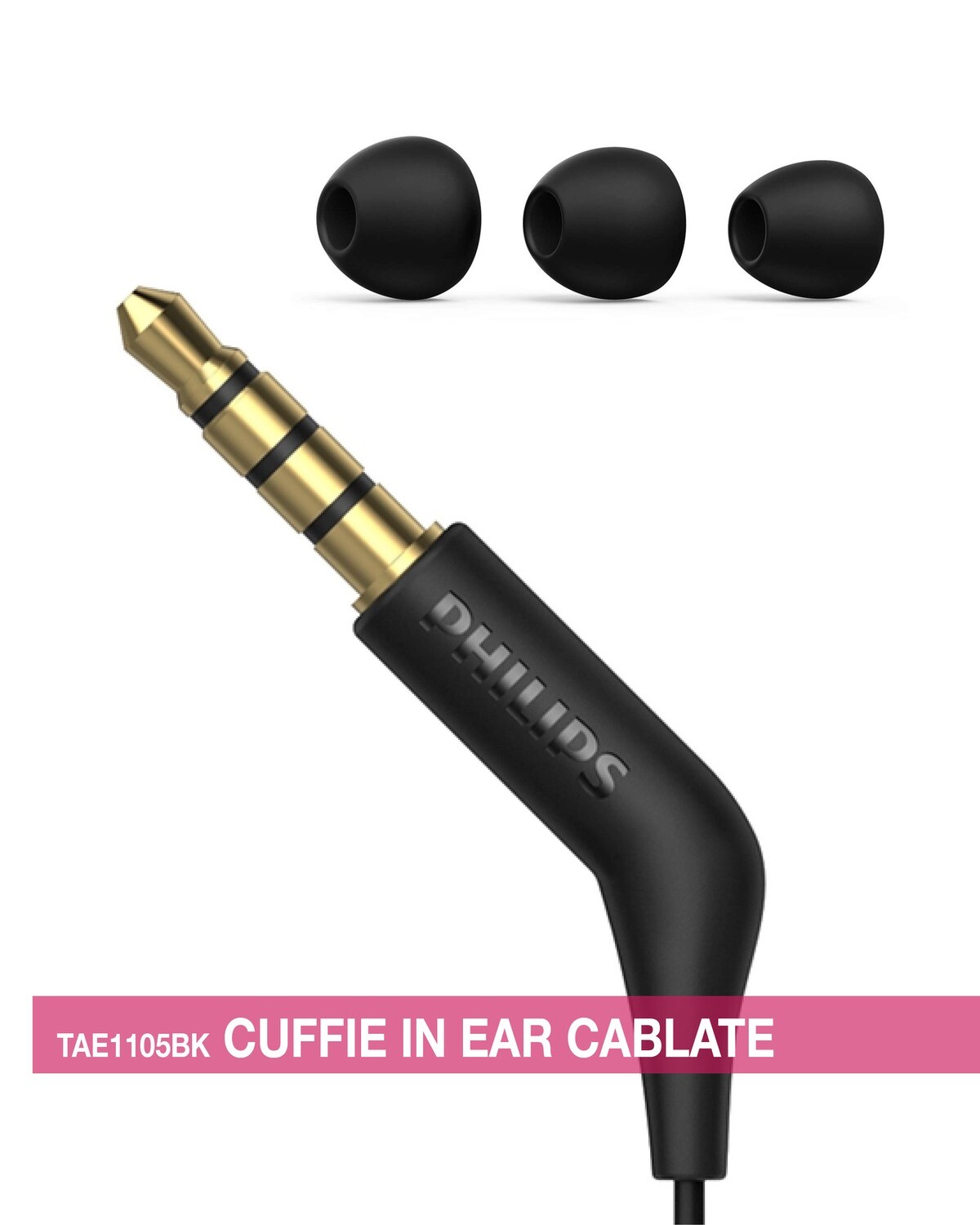 CUFFIE AURICOLARI TAE1105BK/00