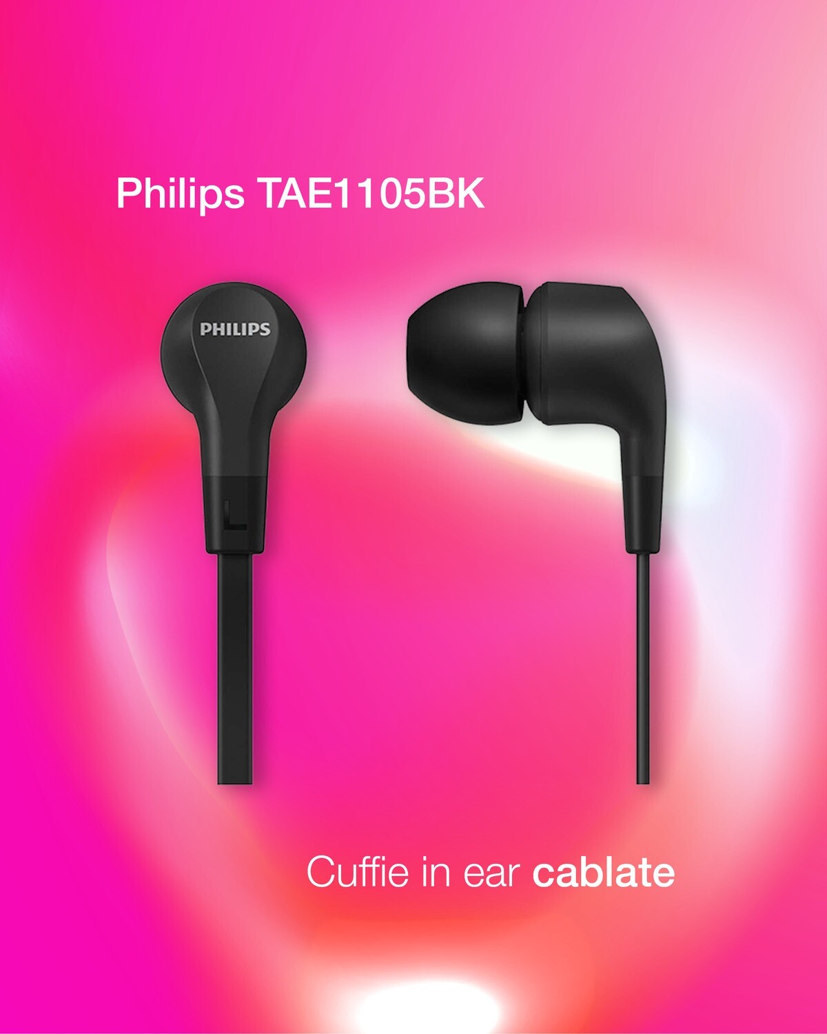 CUFFIE AURICOLARI TAE1105BK/00