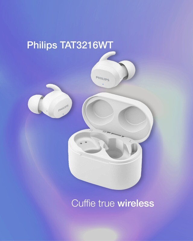 PHILIPS CUFFIE TRUE WIRELESS TAT3216WT