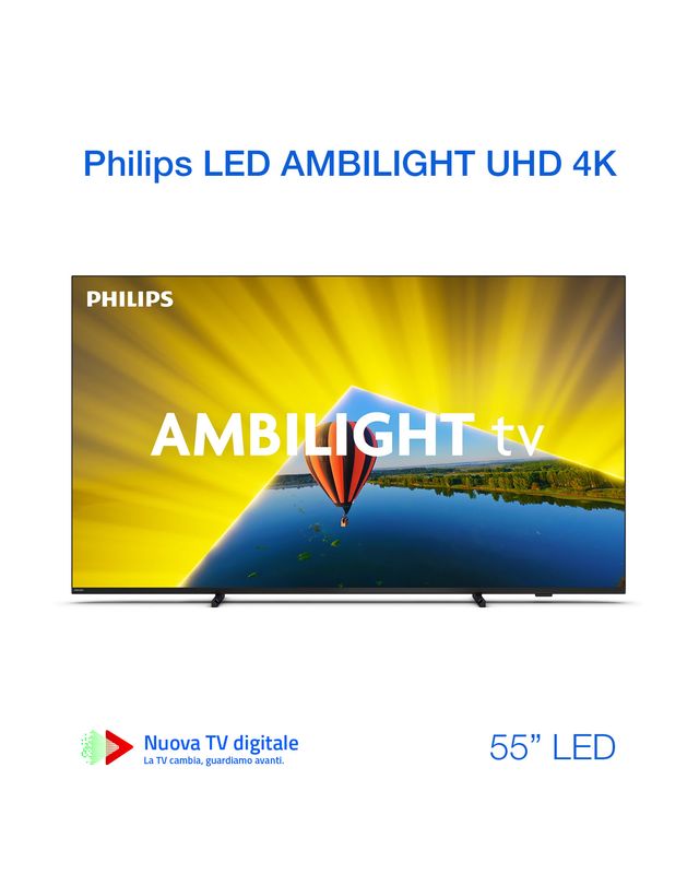 TV LED 55" 55PUS8079/12 Ultra HD 4K Ambilight